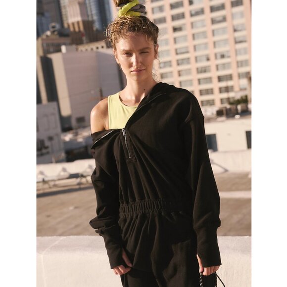 Free People Training Day Jumpsuit in Black NEW - Picture 2 of 4